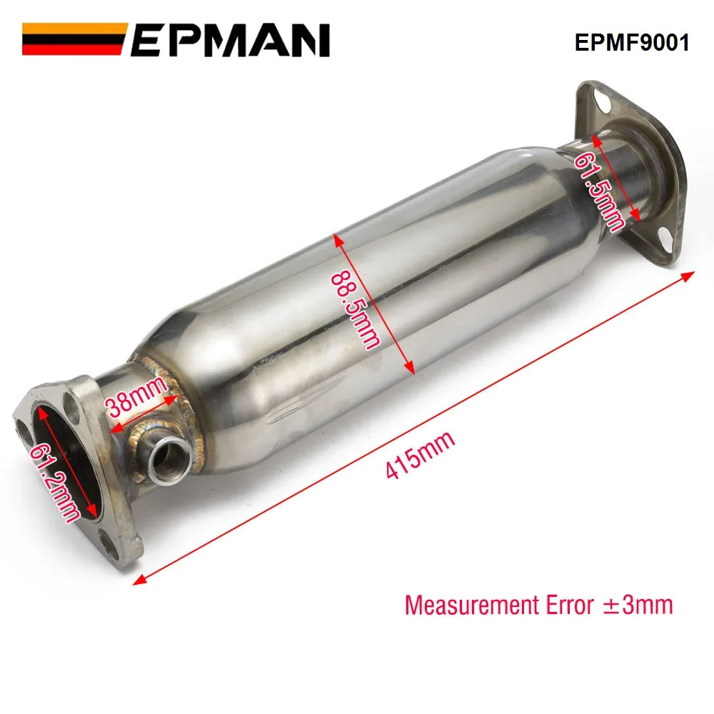 EPMAN EPMF9001 Tubo de escape alto flujo – Civic, CRX, Integra - imagen 2