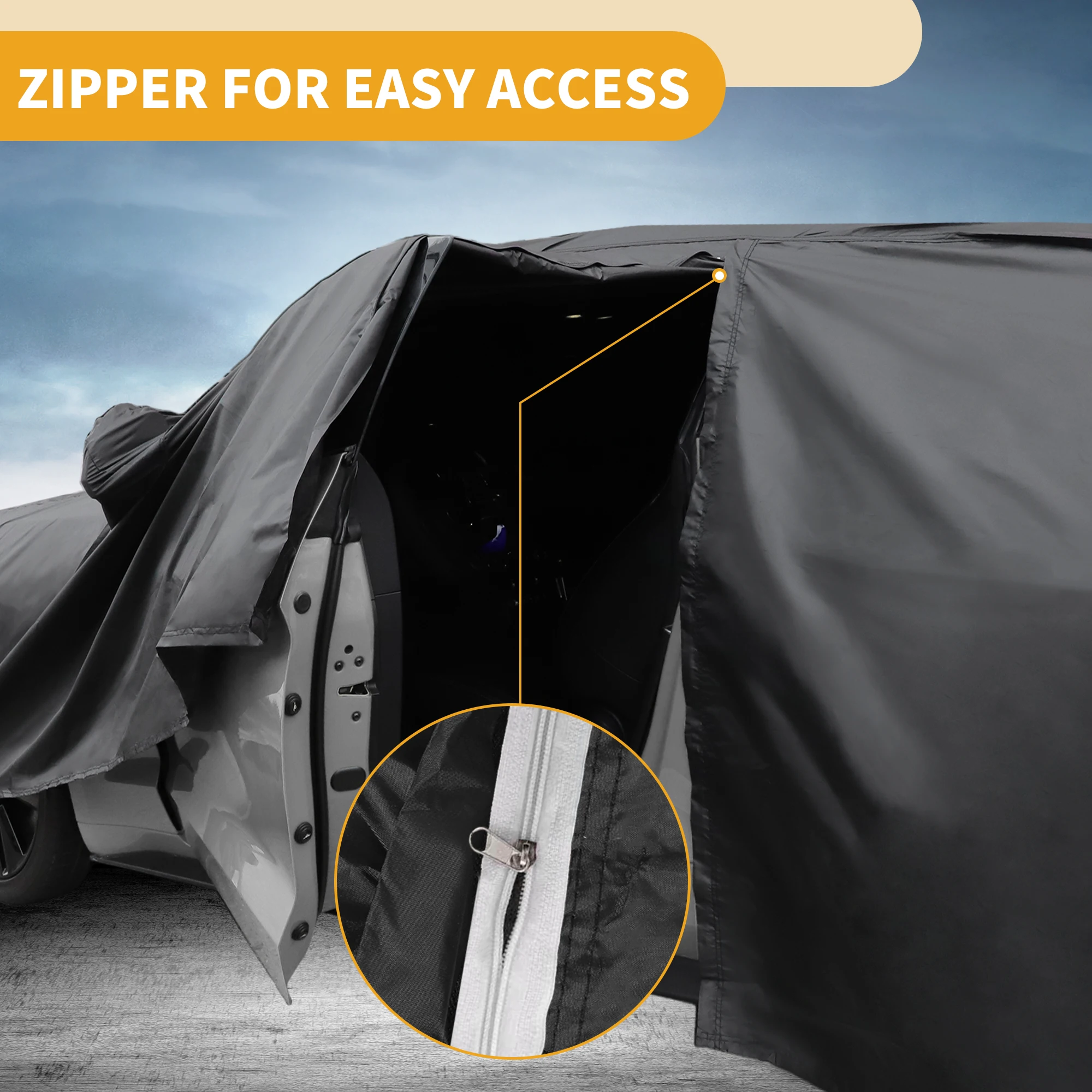 Funda impermeable UXCELL para Lexus GX 190T-PU con reflectantes - imagen 4