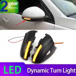 Intermitente dinámico LED ahumado para espejo VW Tiguan y Sharan