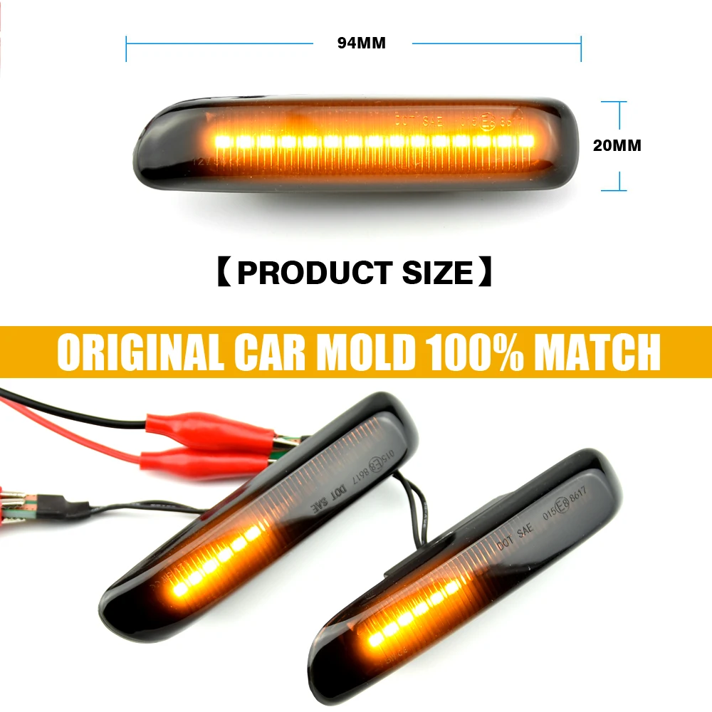 Indicadores LED Dinámicos Laterales – BMW E46 Coupe Compact Cabrio Touring - imagen 3