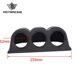 Soporte triple para medidores de coche 52 mm PQY-AGP02