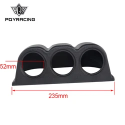 Soporte triple para medidores de coche 52 mm PQY-AGP02