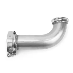 Brida de banda en V inoxidable 63 mm para tubo de escape turbo Garrett