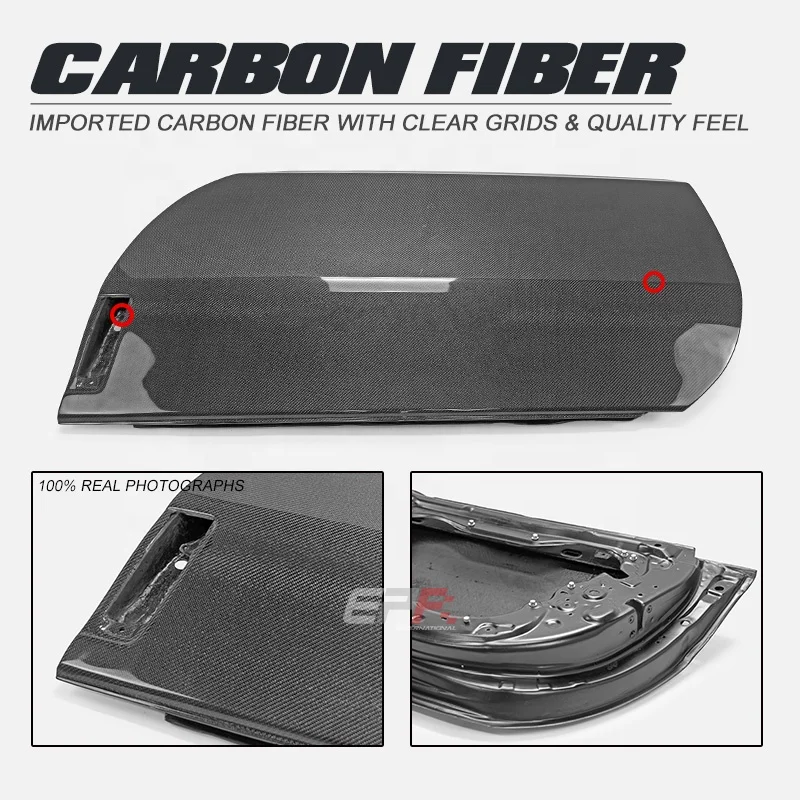 Puertas exteriores fibra de carbono Nissan 350Z Z33 2003-2008 - imagen 5