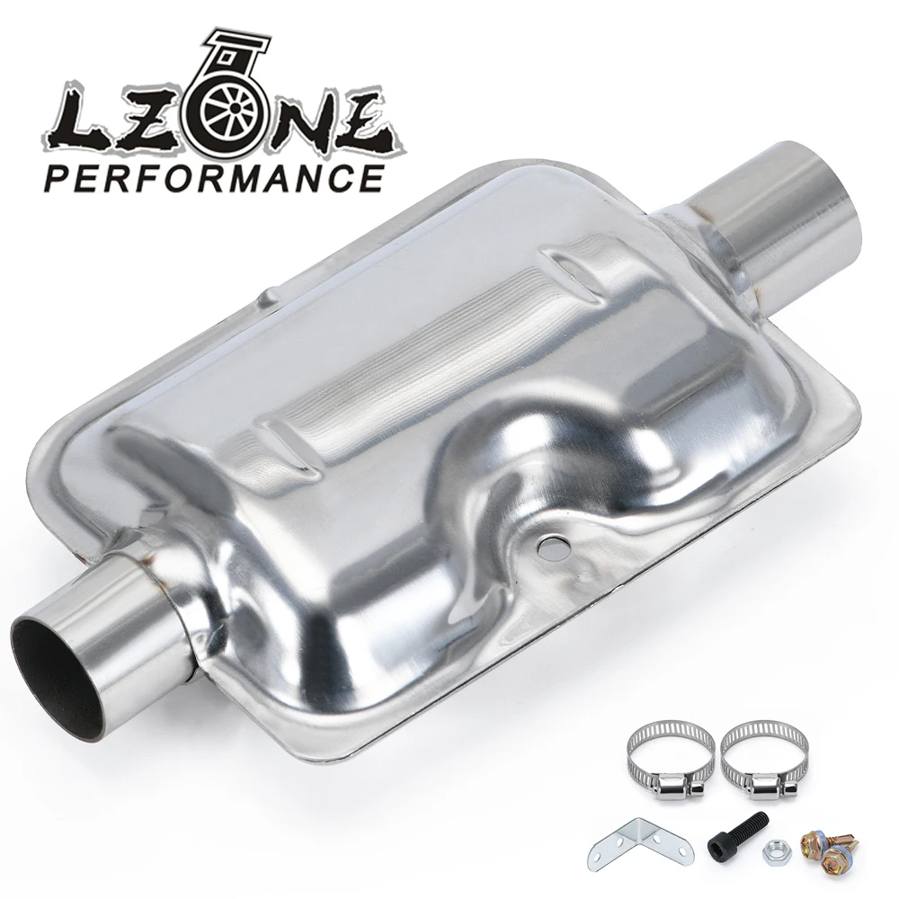 Silenciador 24 mm y soporte para tubo inox de calentador diésel