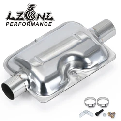 Silenciador 24 mm y soporte para tubo inox de calentador diésel