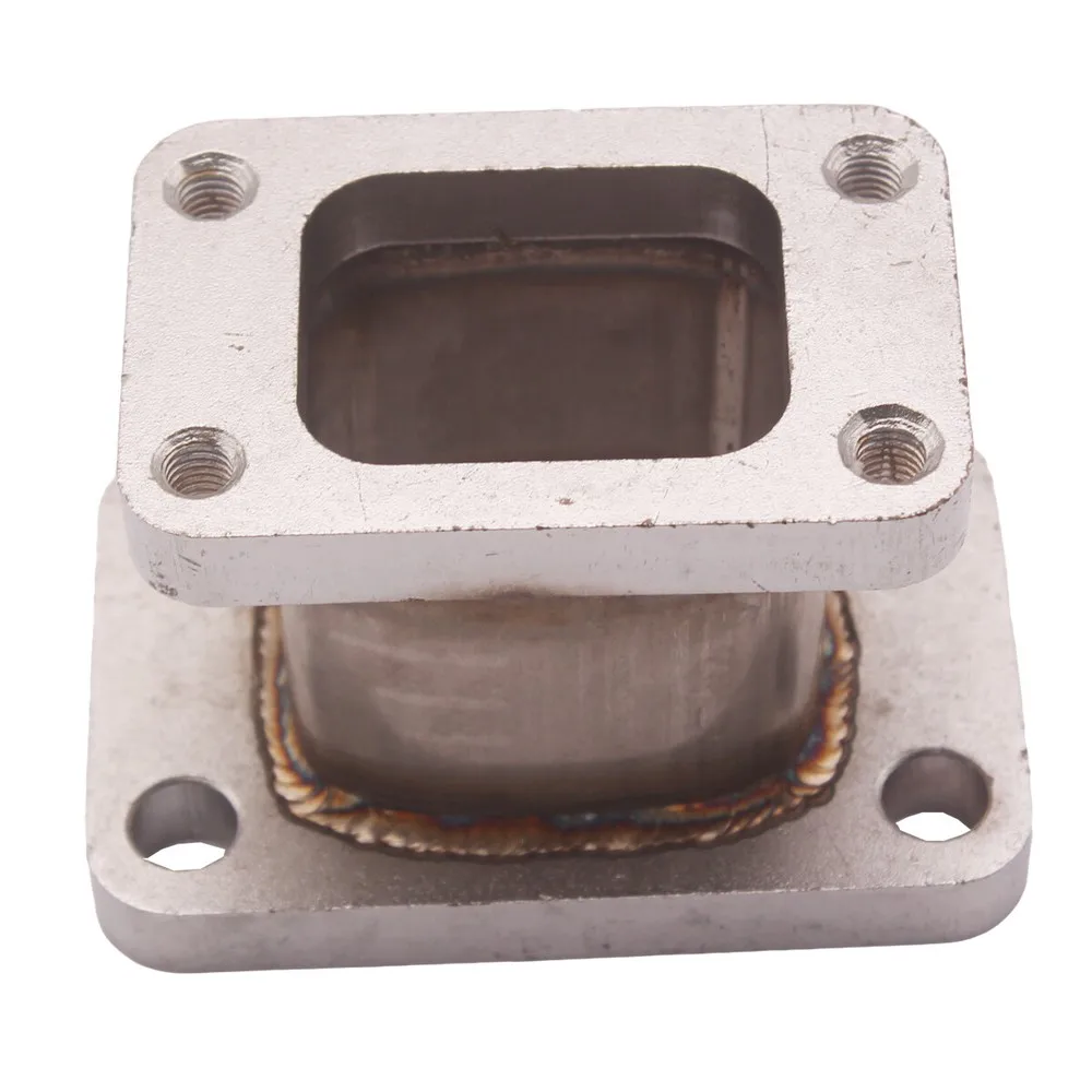 Brida adaptadora de escape para turbo T25/T2 a T3 en acero inoxidable