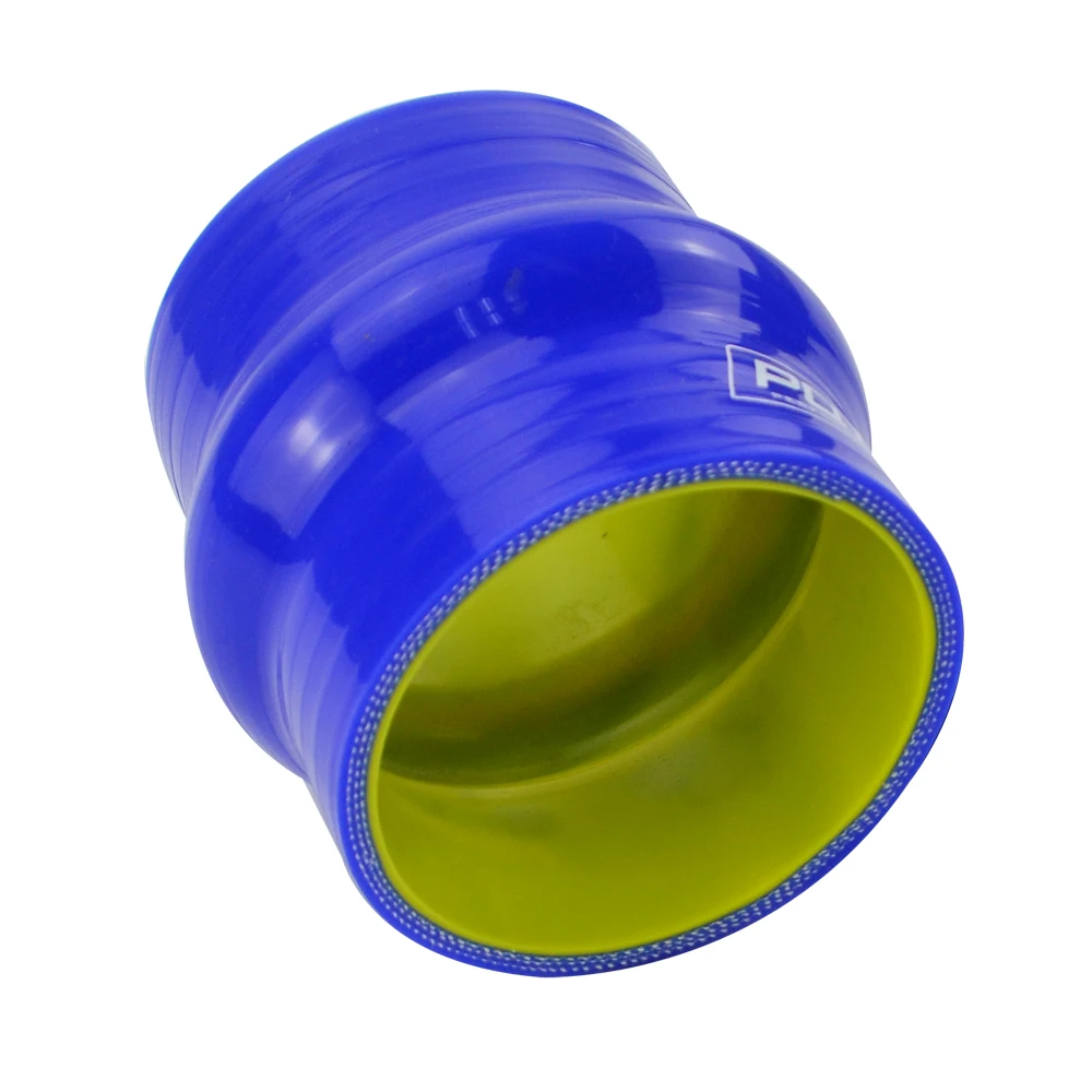 PQY-HSH0025 Acoplador intercooler silicona 64mm azul amarillo - imagen 3