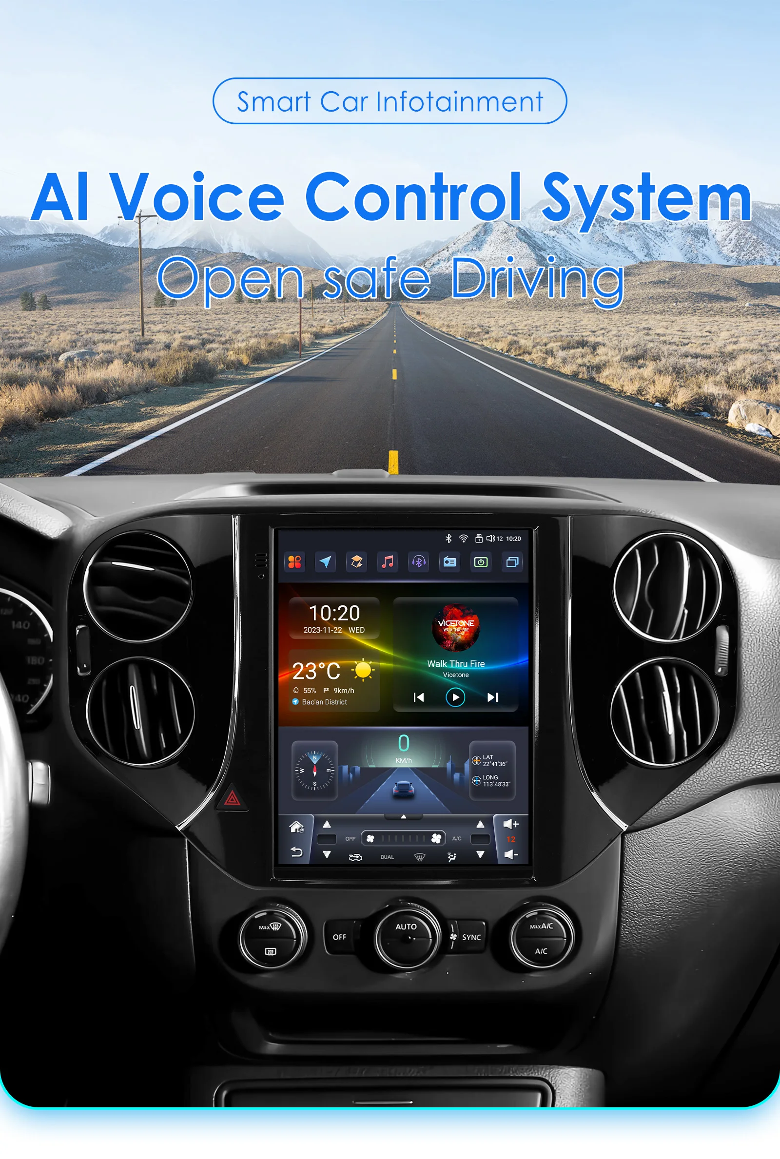 Radio Android 9,7 pulgadas para VW Tiguan