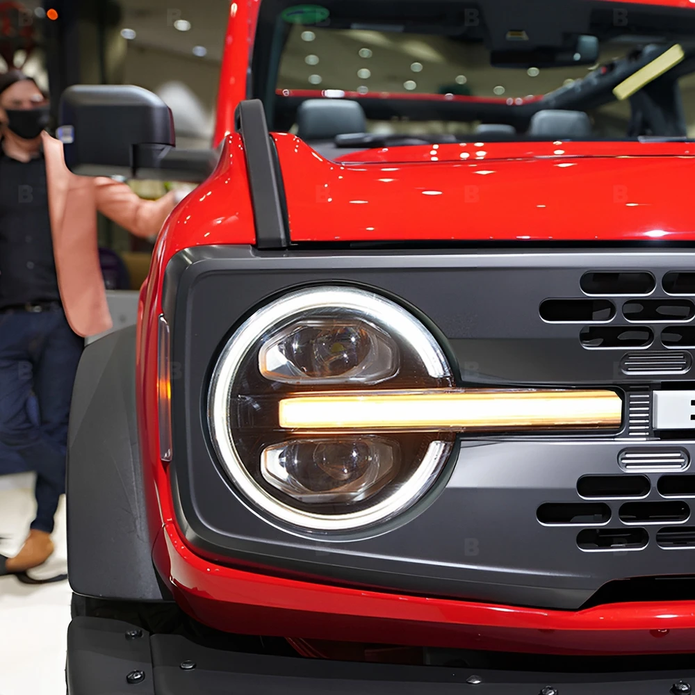 Faros delanteros LED proyector para Ford Bronco 2021-2024, conjunto - imagen 5