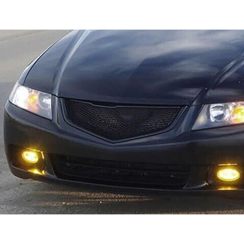 Parrilla Racing FRP negro mate Honda Accord CL7 Euro R Acura TSX 03-05 - imagen 4