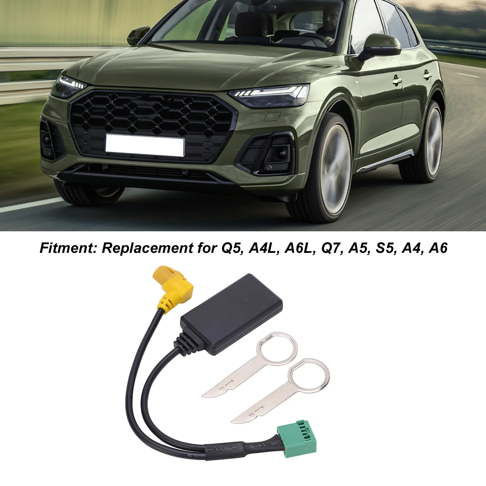 Adaptador cable auxiliar Audi AMI 3G con Bluetooth para A4/A6/Q5 - imagen 4