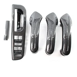 Manilla de puerta interior efecto carbono – VW Golf Jetta MK4