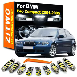 Kit LED CANBUS ZITWO matrícula e interior BMW Serie 3 E46 Compact