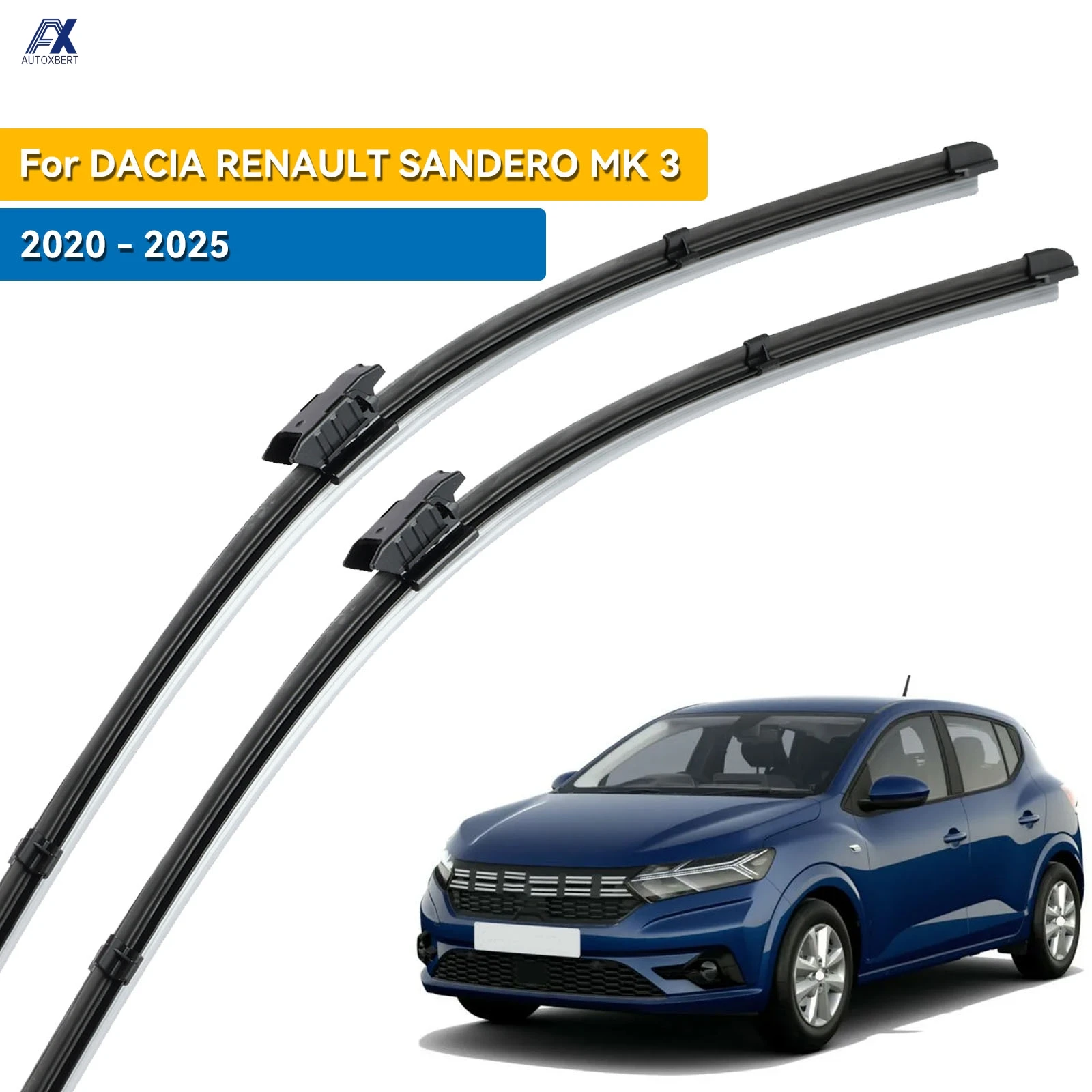 Escobillas limpiaparabrisas adelante Dacia Sandero MK3 2020-2024