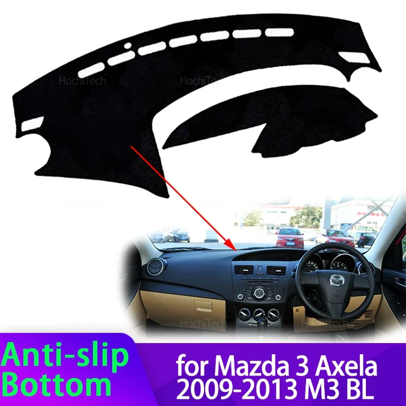 Alfombrilla salpicadero Mazda 3 Axela BL 2009-2013 almohadilla parasol