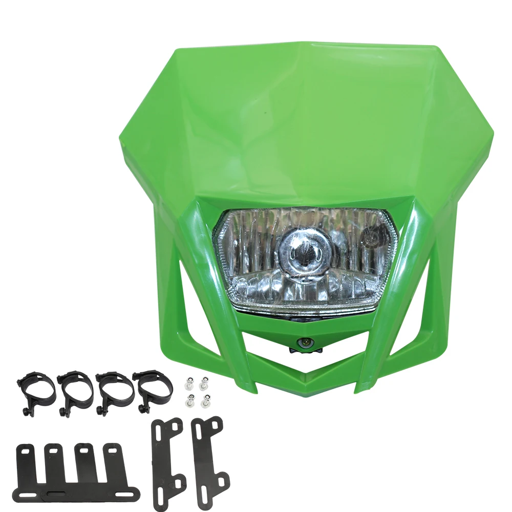 Placa de Faro Enduro Universal - Honda XR 250 CRF 450 Yamaha WR - imagen 2