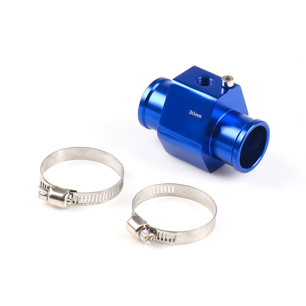 Manguera de agua, Sensor de temperatura del refrigerante, adaptador de manguera para Sensor 26mm 28mm 30mm 32mm 34mm 36mm 38mm 40mm Universal azul - imagen 5