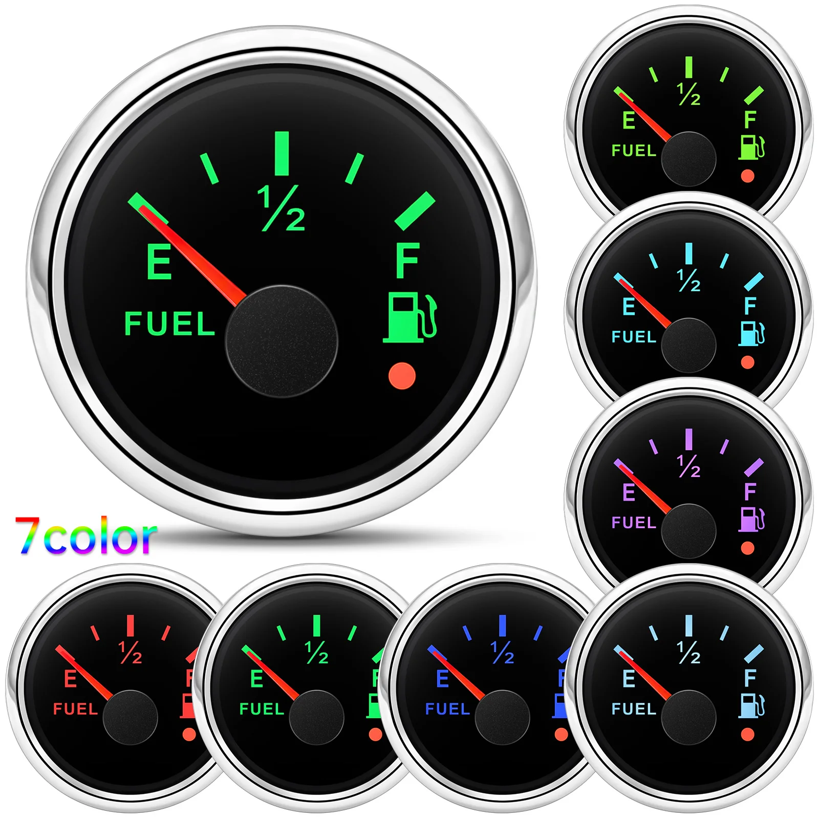 Medidor de nivel de combustible MAIMEIMI de 52 mm