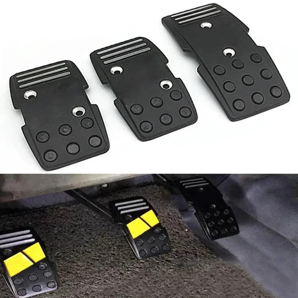 Kit de cubiertas de pedales universal de aluminio antideslizante - imagen 2