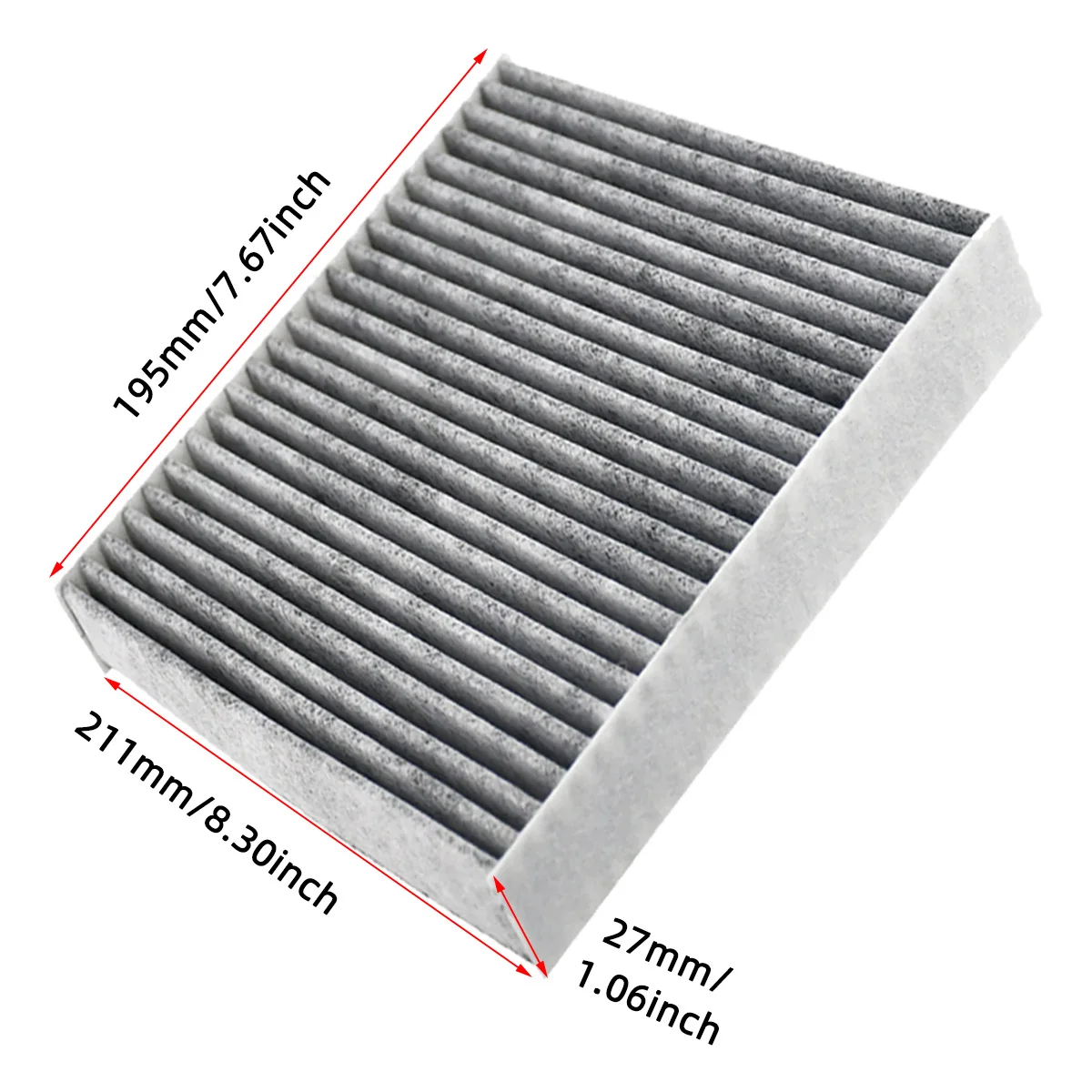 Filtro de habitáculo de fibra de carbono Toyota RAV4 2006-2018 - imagen 2