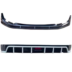 Conjunto de pala de labio trasero delantero de coche para Nissan Qashiqai 2019-2023 modificado nuevo estilo accesorios para automóviles