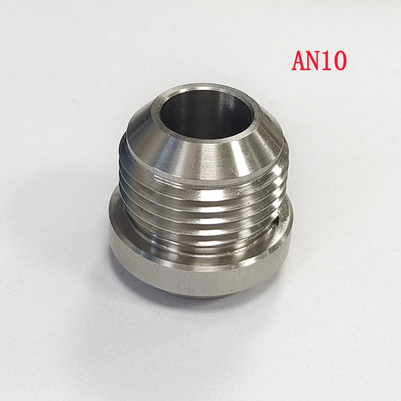 Conector de combustible macho 20AN de acero inoxidable para soldar en bung - imagen 4