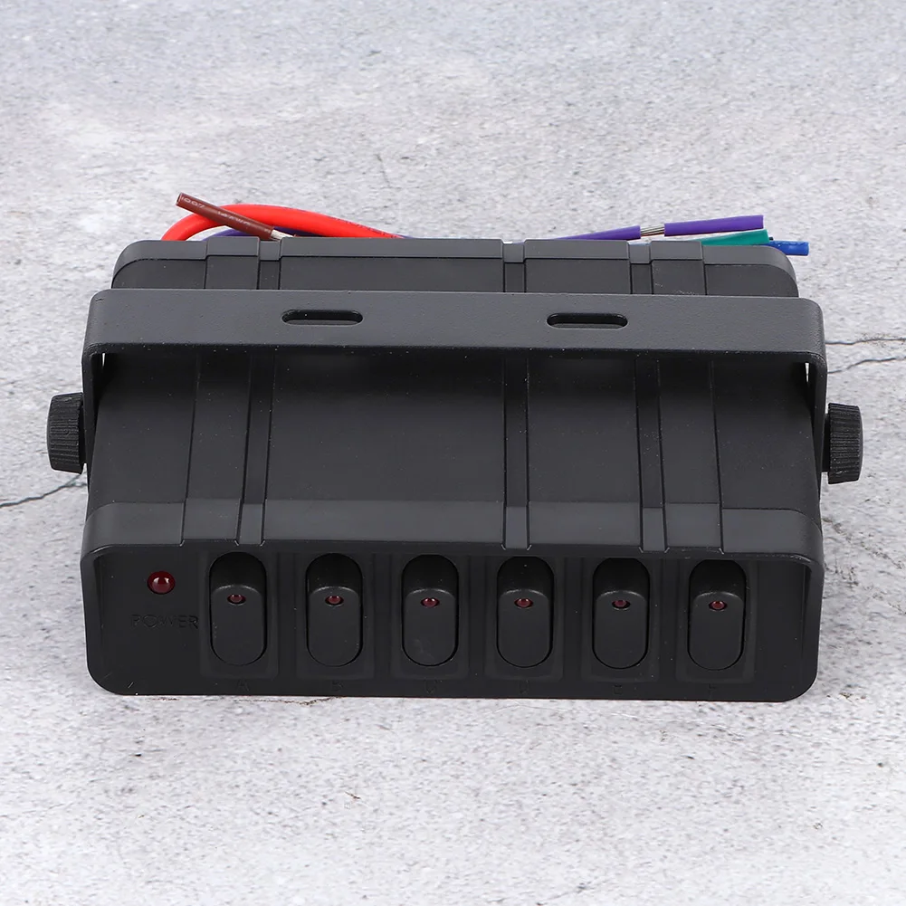 Controlador basculante 12-24V 3P led rojo – vehículos recreativos y barcos