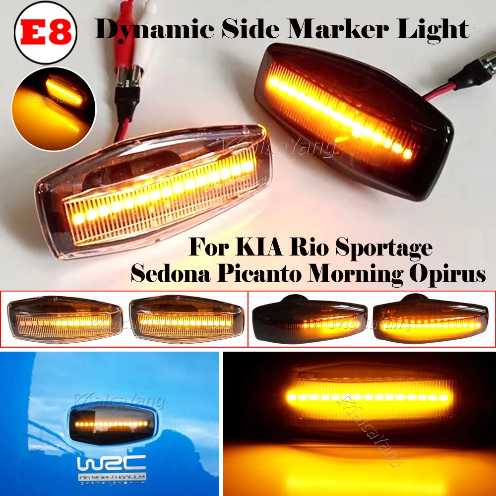 Intermitentes laterales LED dinámicos para Hyundai Tucson, Getz y Elantra - imagen 2