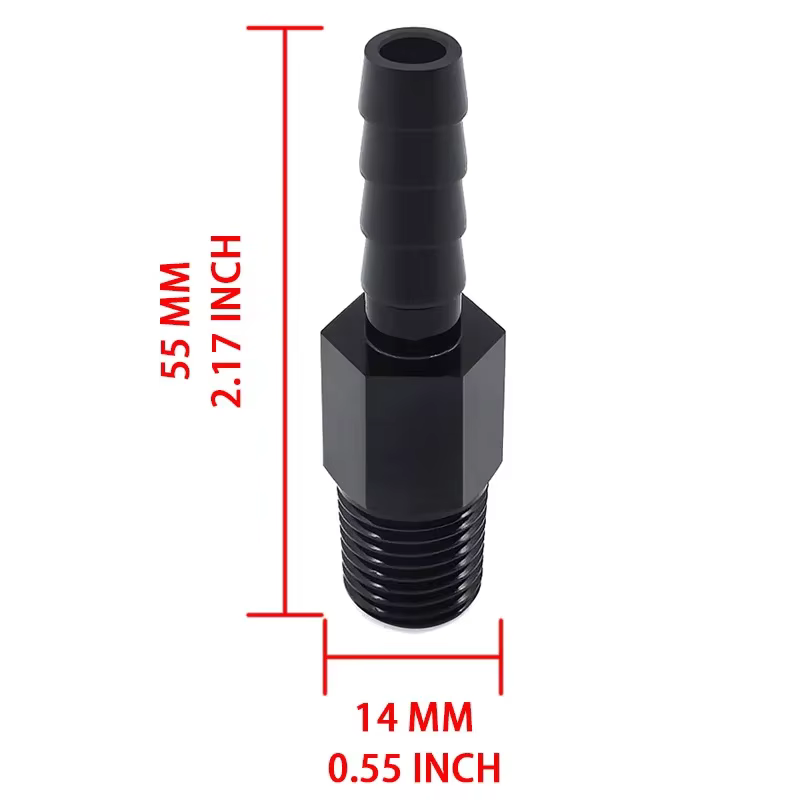 Adaptador racor 1/4 NPT a 5/16 para ventilación de depósito - imagen 4