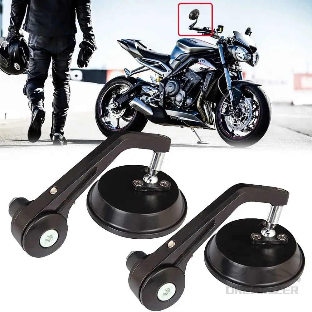 Retrovisor de manillar antideslumbrante azul para Sportster 883 - imagen 2