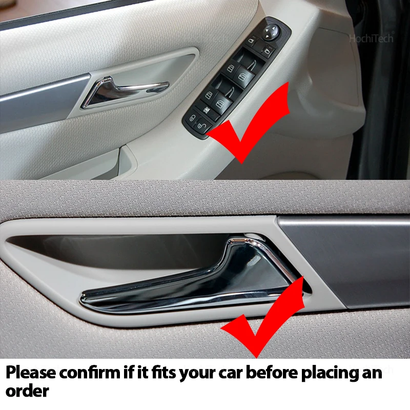 Mercedes 1697600961 manija de puerta interior A W169 B W245 negro - imagen 2