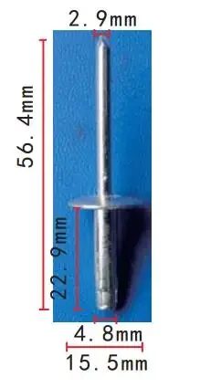 Shhworldsea Remache automático de aluminio - clip de metal