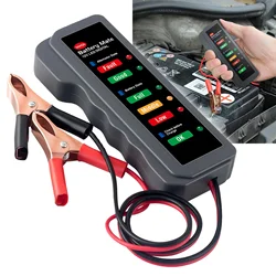 Probador de batería 12V con pantalla LED y prueba de alternador