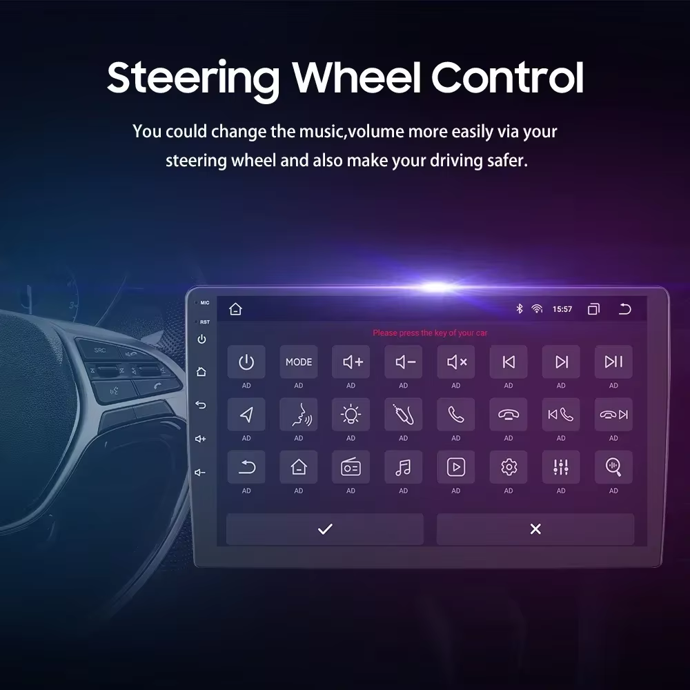 Autorradio 2DIN Android Auto y CarPlay para Honda Civic 2006-2011 - imagen 5