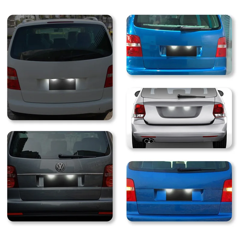 Bombillas LED matrícula Canbus VW Passat Golf Jetta MK5 - imagen 3