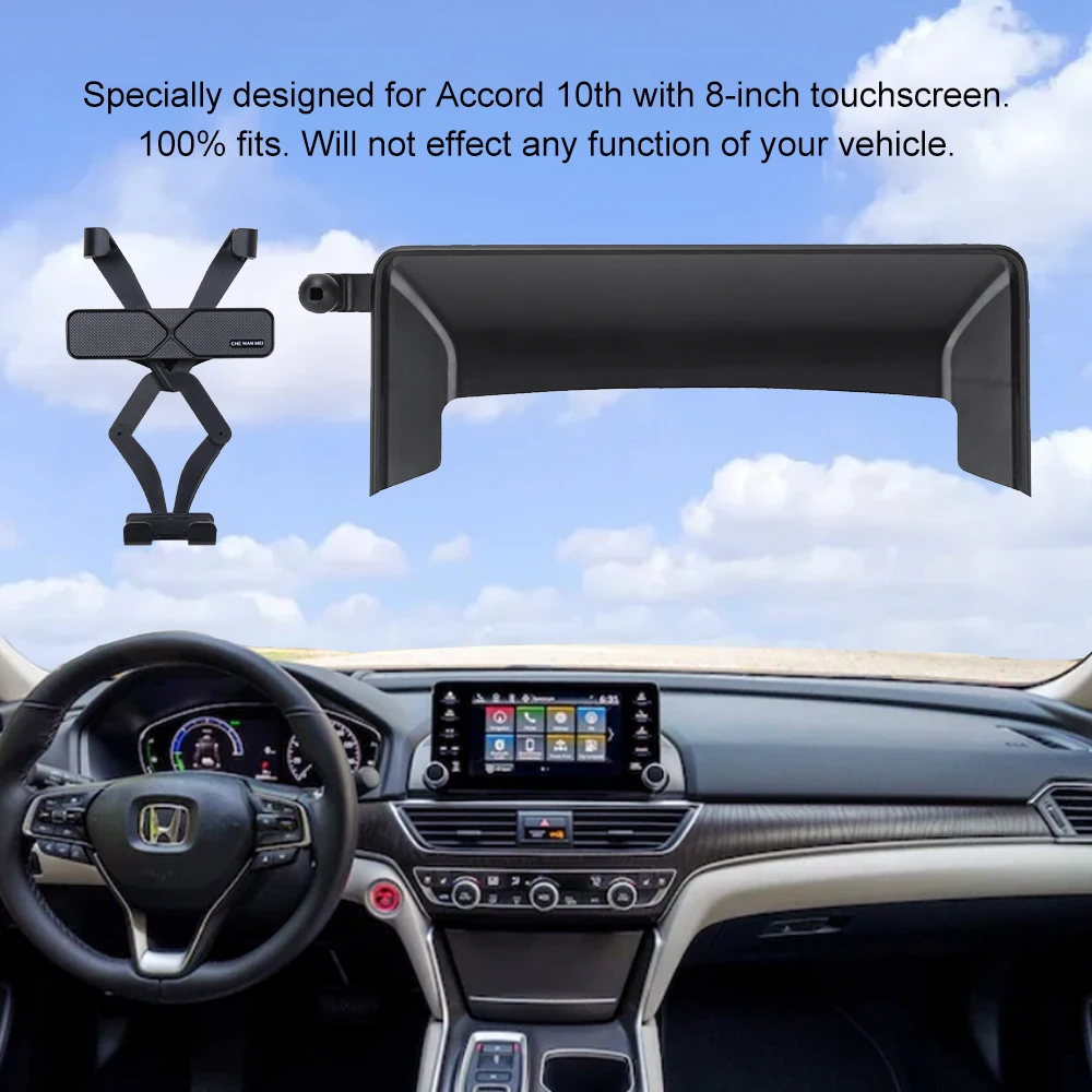 Soporte móvil 360° antivibración para Honda Accord 2018-2022 pantalla 8" - imagen 5