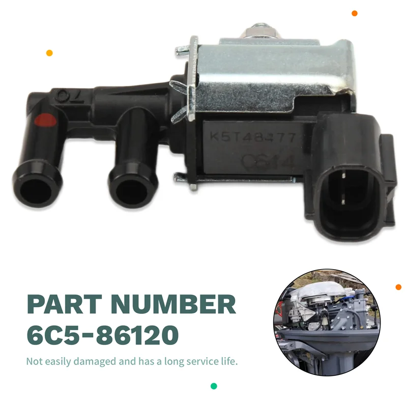 Válvula solenoide Yamaha 6C5-86120-00 para motores fuera borda - imagen 5