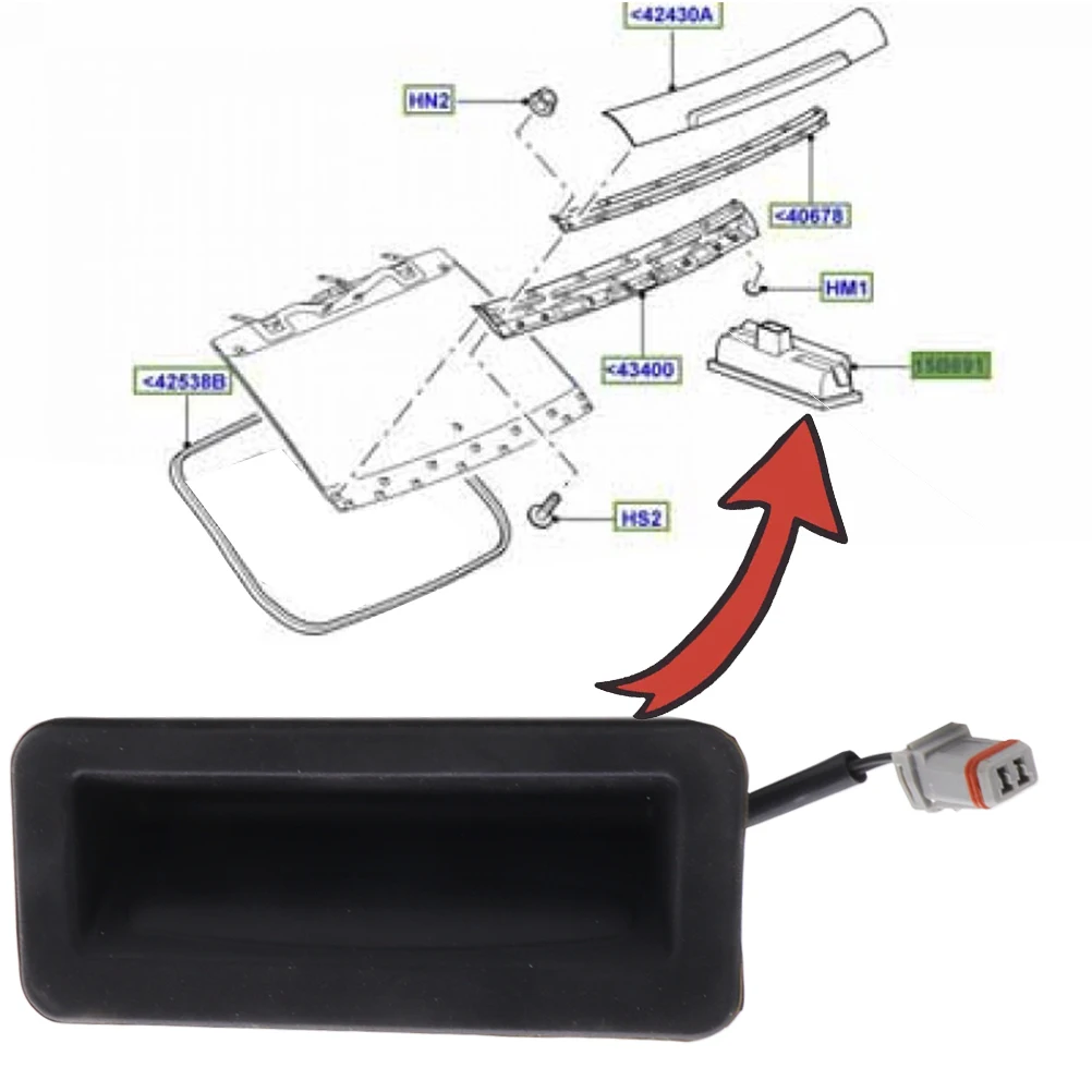 Interruptor manija trasera YUZ 500020 Range Rover Sport 2005-2013 - imagen 5