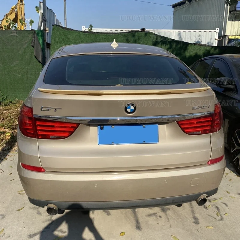 Alerón deportivo para BMW serie 5 GT F07, Kit de carrocería, accesorios carbono y de Color negro brillante, 2010-2017 - imagen 2