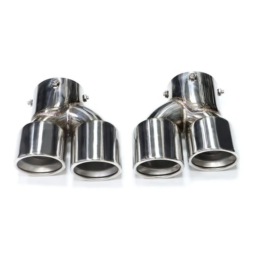 Puntas de escape de acero inoxidable para BMW G42 M240i 2021-2022 - imagen 2