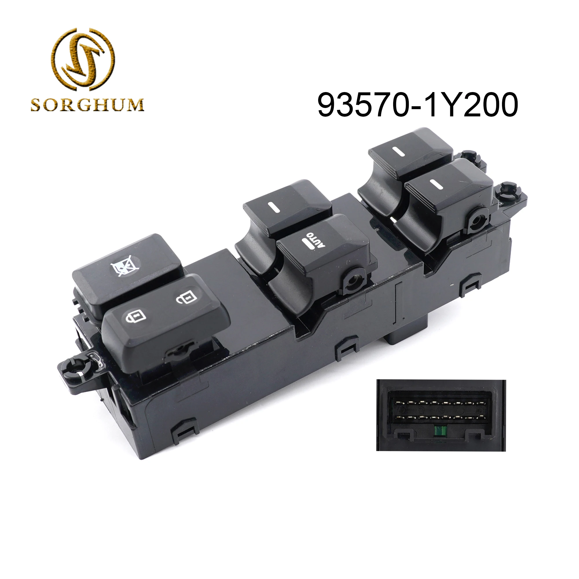 Interruptor maestro elevalunas Kia Picanto 2011-2016 93570-1Y200