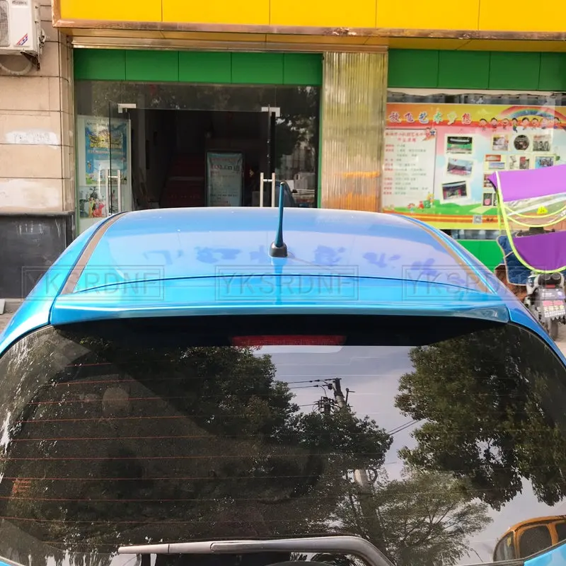 Spoiler Honda Fit Jazz 2008-2013 ABS sin pintar – alerón trasero - imagen 5