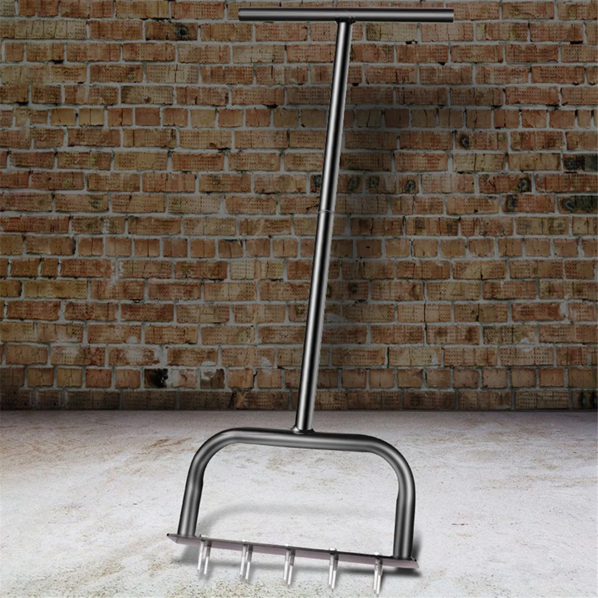 Aireador césped manual con púas metálicas – Descompactador suelo - imagen 5