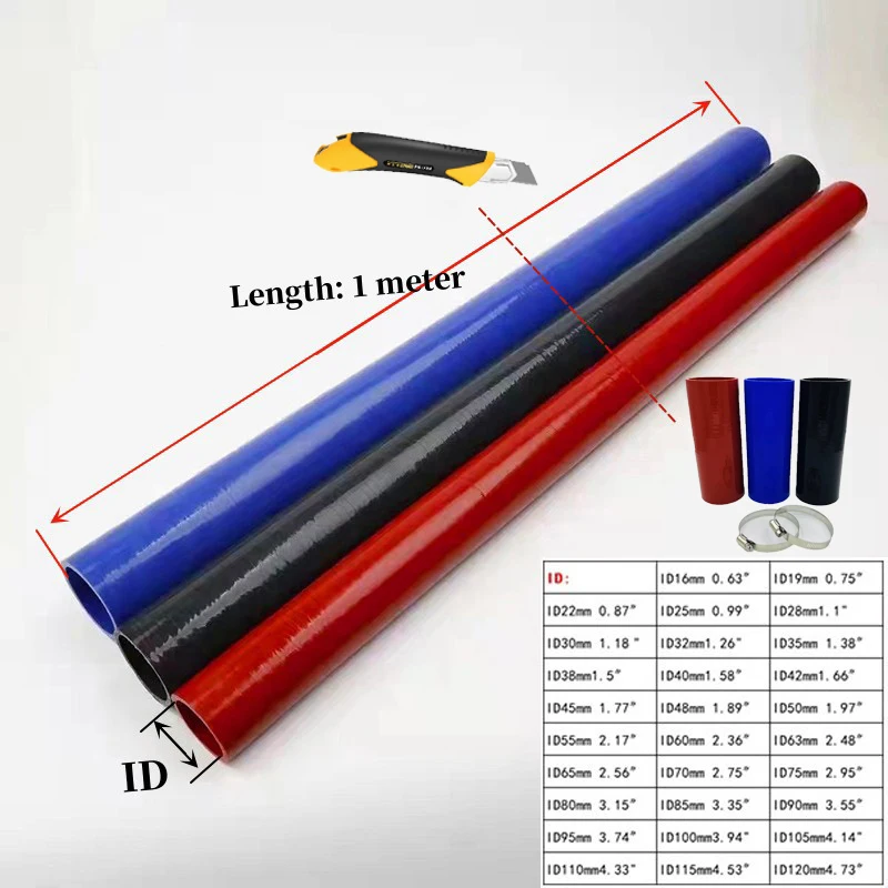 Tubo de silicona para intercooler universal 135 mm para turbo - imagen 3