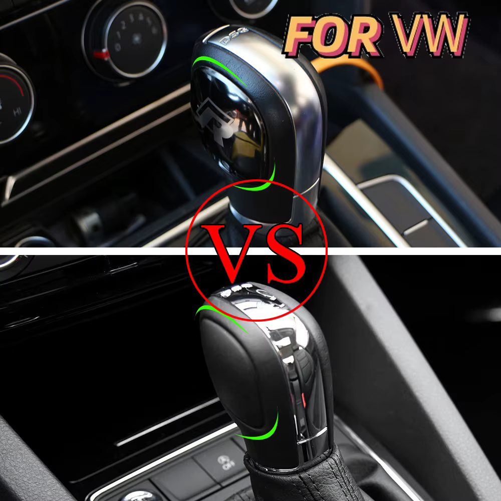 Perilla cambio inox VW Golf MK7 Tiguan Polo Beetle Passat DSG - imagen 2