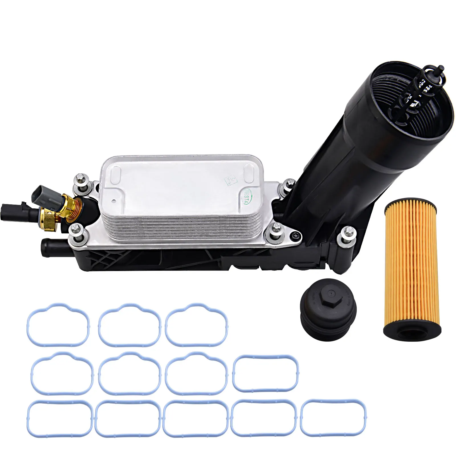 Filtro de enfriador de aceite 5184294AE para Chrysler, Dodge, Jeep y Ram 3.6L