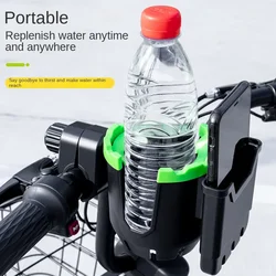 Portabidón bicicleta de montaña con soporte teléfono y portavasos