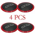 4PCS Red-Silver