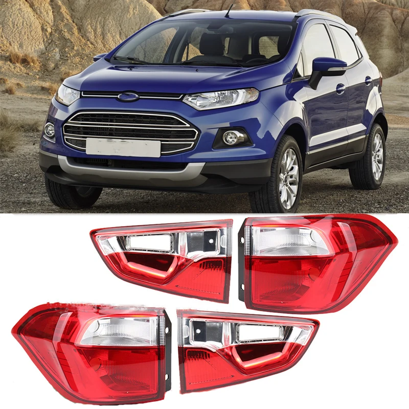 Luz trasera de coche, freno de advertencia, parachoques, lámpara antiniebla, luz trasera automática sin bombilla para Ford Ecosport 2013 2014 2015 2016 2017 2018